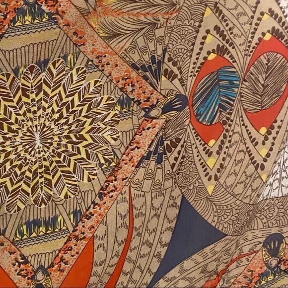 Umgee Peacock Print Kimono Size M/L - Picture 3 of 8